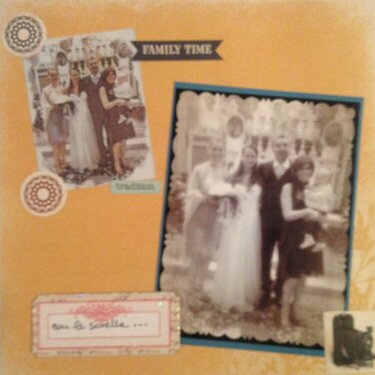 Wedding day, 8x8 mini album, page 7