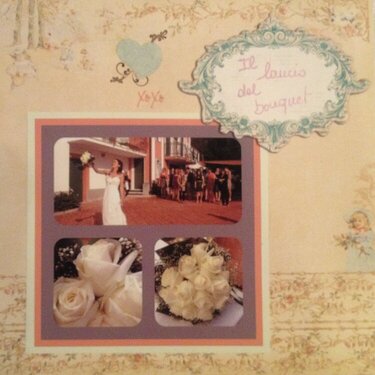 Wedding day, 8x8 mini album, page 12