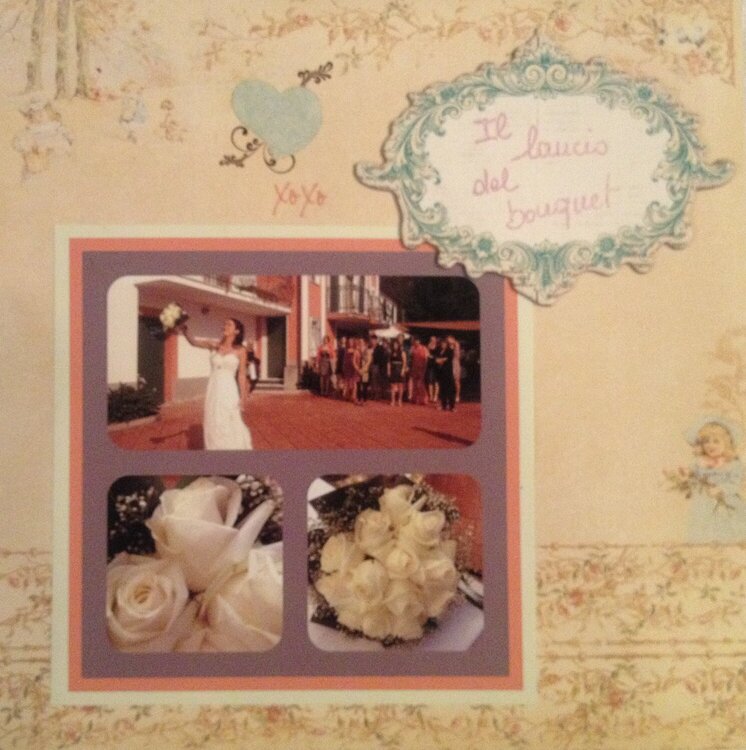 Wedding day, 8x8 mini album, page 12