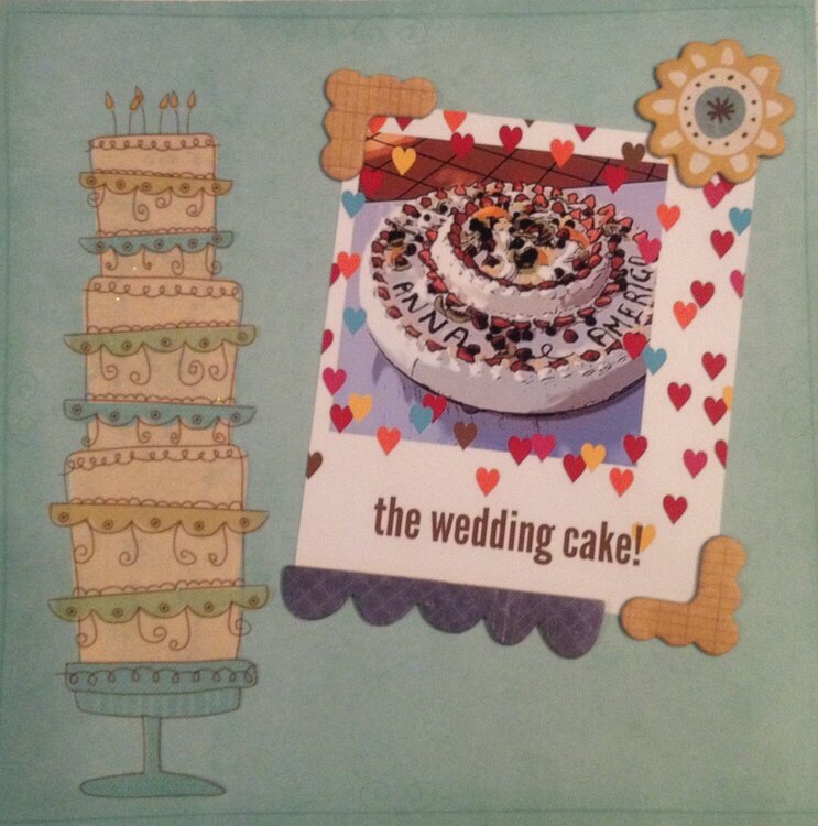 Wedding day, 8x8 mini album, page 17