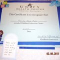Birthclass Certificate
