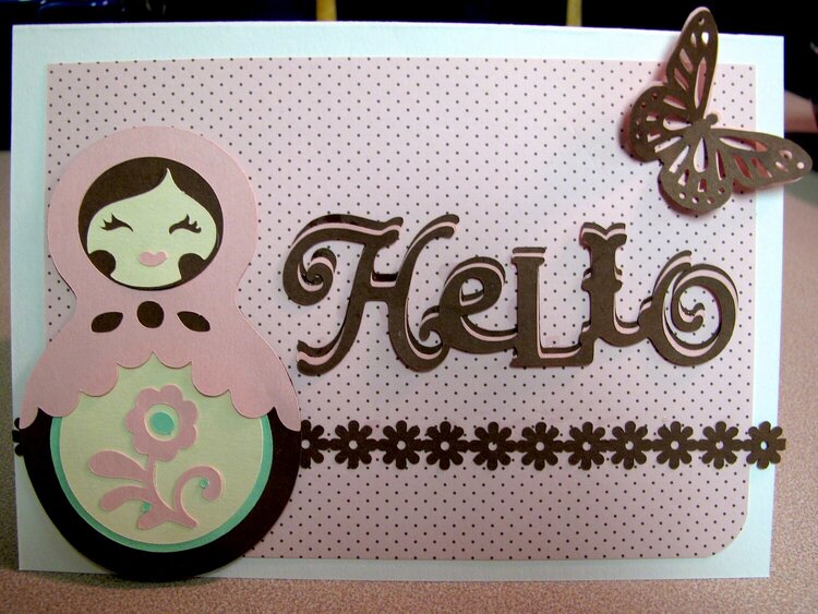 Hello Card for my Daughter
