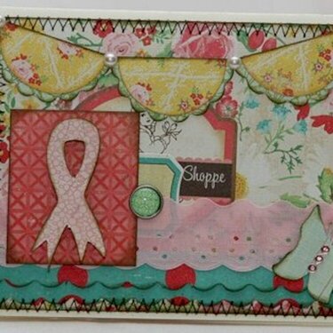 Breast Cancer Themed Card