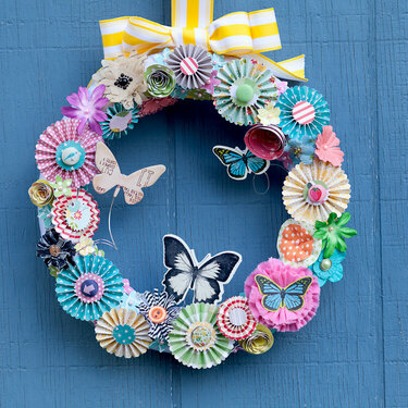Spring Butterfly Wreath