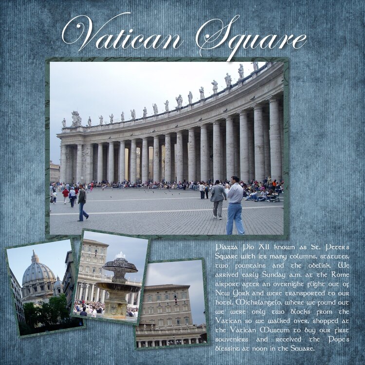 Rome - St. Peters Square - Pg 4