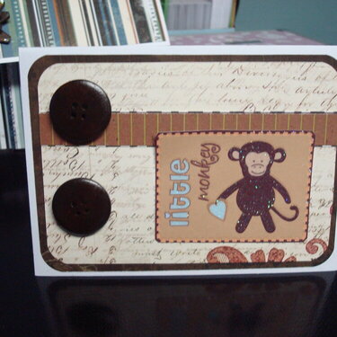 Little Monkey card