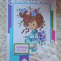 Spring Flowers Thinking of you Card