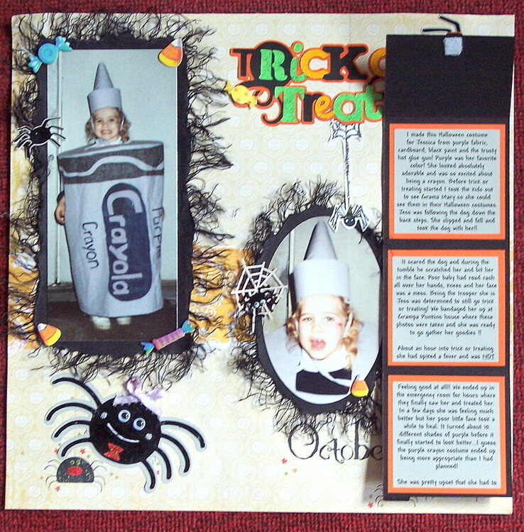 Halloween Crayon story