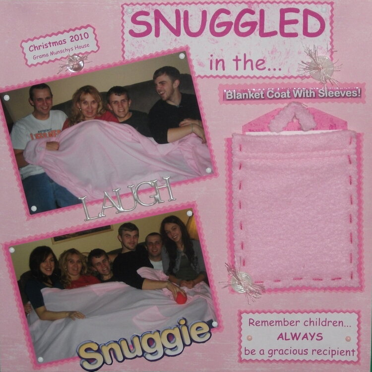 Snuggled in the Snuggie