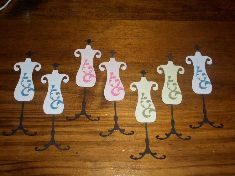 dress form die cuts