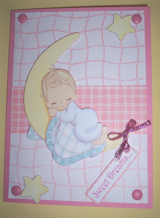 Sweet dreams baby card