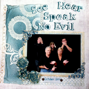 See Hear Speak No Evil **Scraps of Darkness**