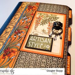 Graphic 45 Artisan Style Altered Journal