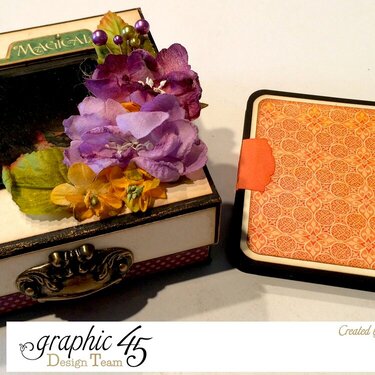 Graphic 45 An Eerie Tale Mixed Media Box with Mini Album