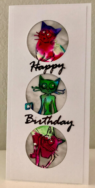 Happy Birthday card for a friend I hope to see soon!