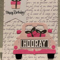 Truckin" Thru Birthday Card