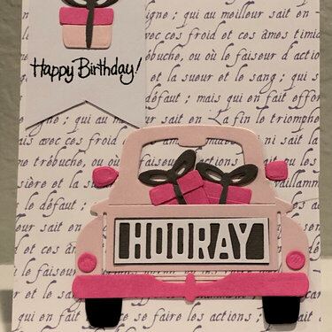 Truckin&quot; Thru Birthday Card