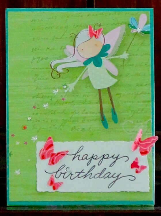 Fairy Says Happy Birthday