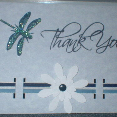 Dragonfly Stamp Card