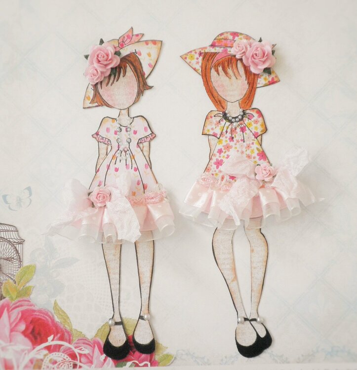 Dress Up Paper Doll Girls