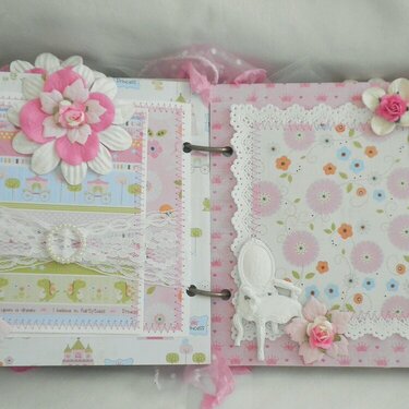 Shabby Chic Besties Princess Lace Ribbon Pages