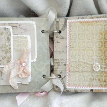Lovely Spring Song Lace Pocket Pages