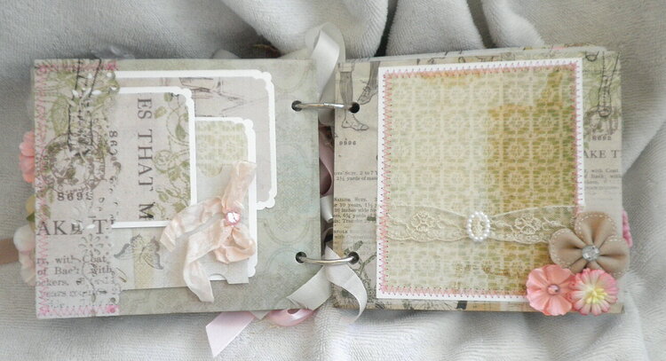 Lovely Spring Song Lace Pocket Pages