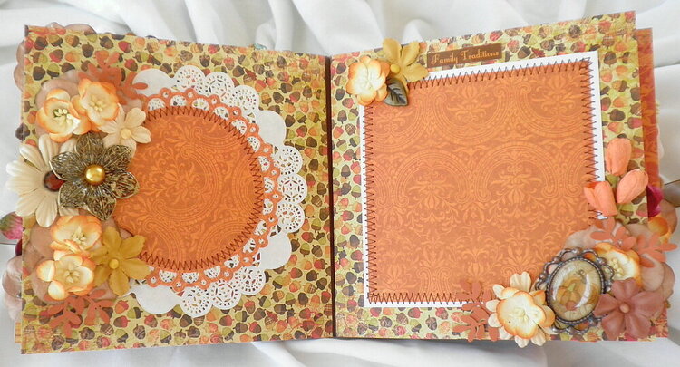 Shabby Chic Paper Lace Fall Pages