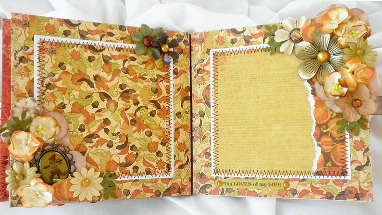 Fall Beauty Scrapbook Pages