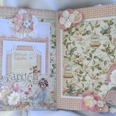 Shabby Chic Spring Album Pages