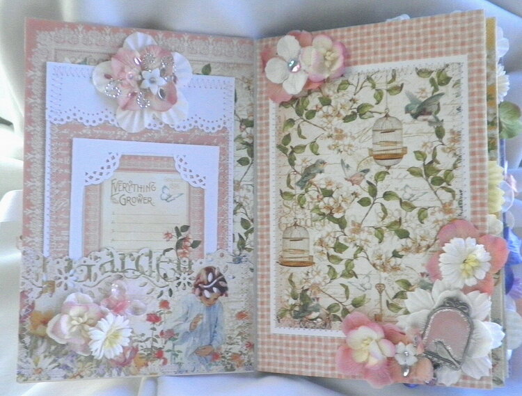 Shabby Chic Spring Album Pages