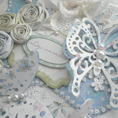 Shabby Chic Always Card Close Up &quot;Lace Butterfly&quot;