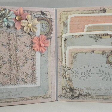 Shabby Chic Paper Lace Pocket Page Tags