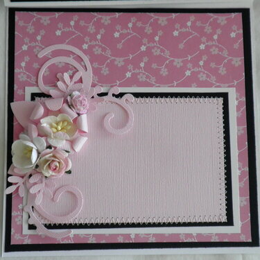 Beautiful Baby Girl Inside Page of Card