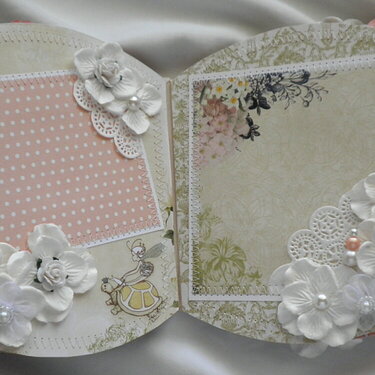 Shabby Chic Little Girl&#039;s Album Pages 7 and 8