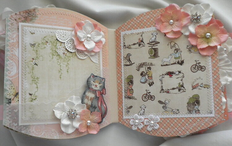 Shabby Chic Little Girl&#039;s Pages 3 and 4