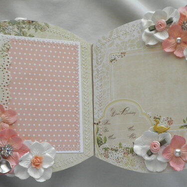 Shabby Chic Little Girls&#039; Album Pages 1 and 2