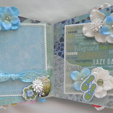 Endless Summer scrapbook pages