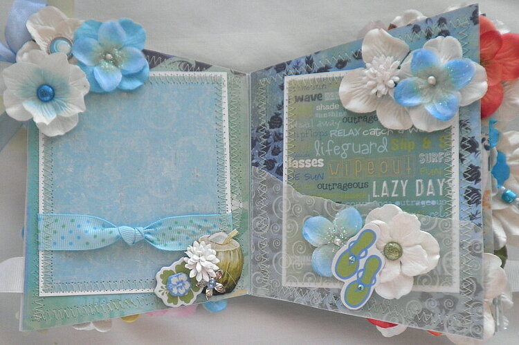 Endless Summer scrapbook pages