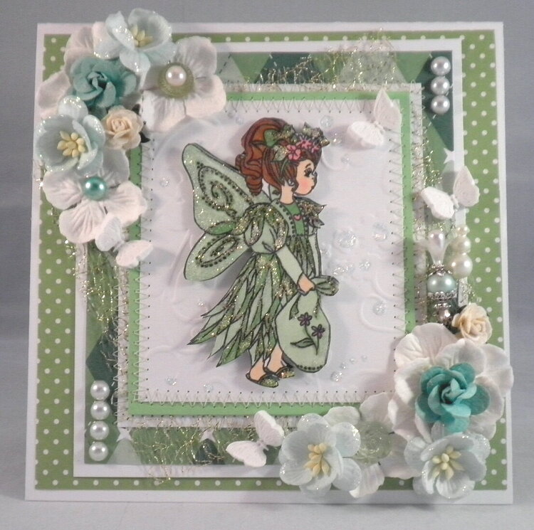 Shabby Chic Pixie Fairy CArd