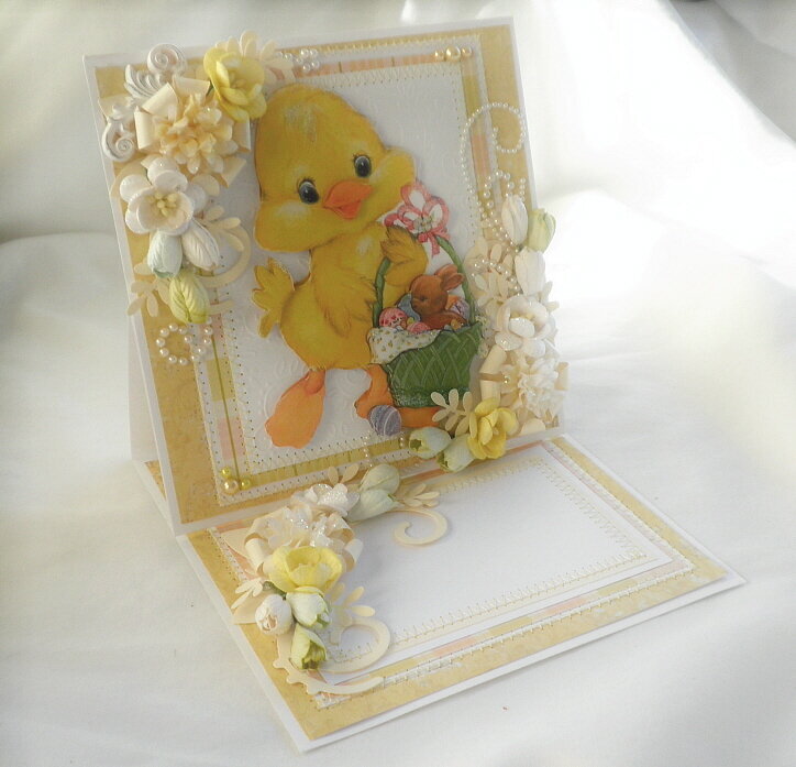 Sweet Baby Chick Easter 3D Card