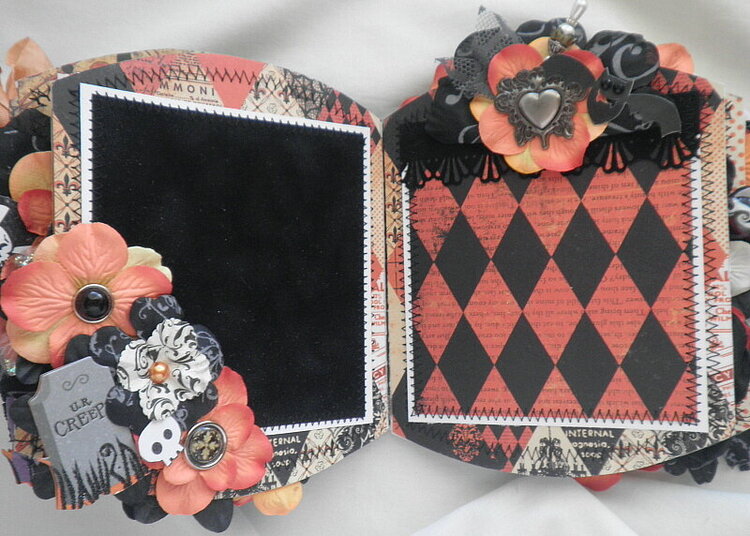 Shabby Halloween Night Pages