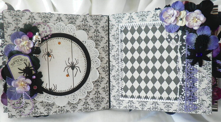 Halloween Lace Crystal Pages