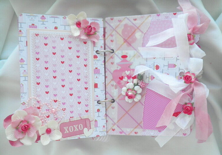 Rose Ribbon Pocket Pages