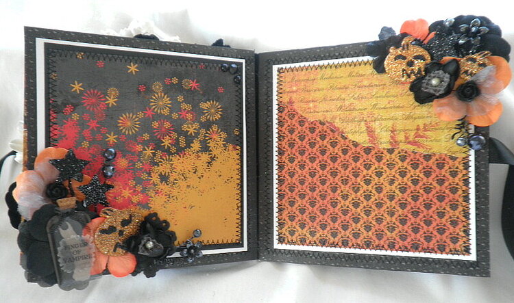 Shabby Chic Halloween Page Layouts