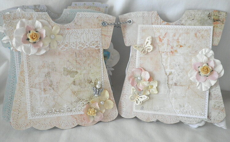 Beautiful Rose Lace Vellum Pocket Layout Pages