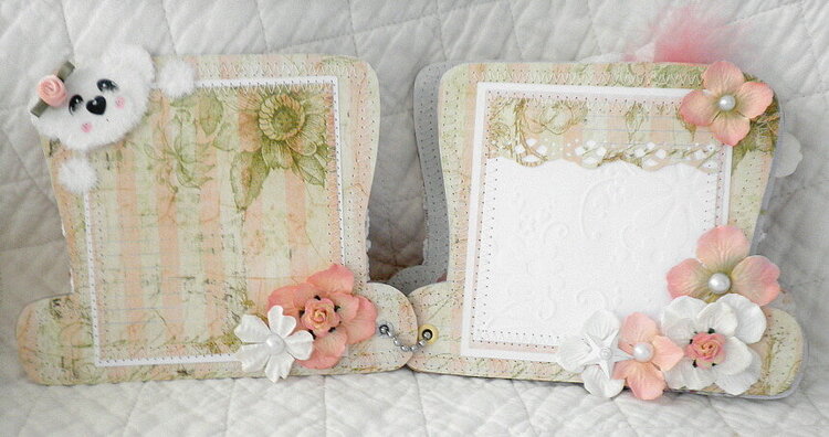 Shabby Chic Layout pages Hat Album
