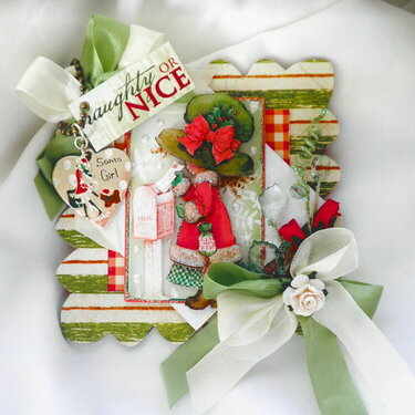 Card/Album Christmas Topper/Ornament
