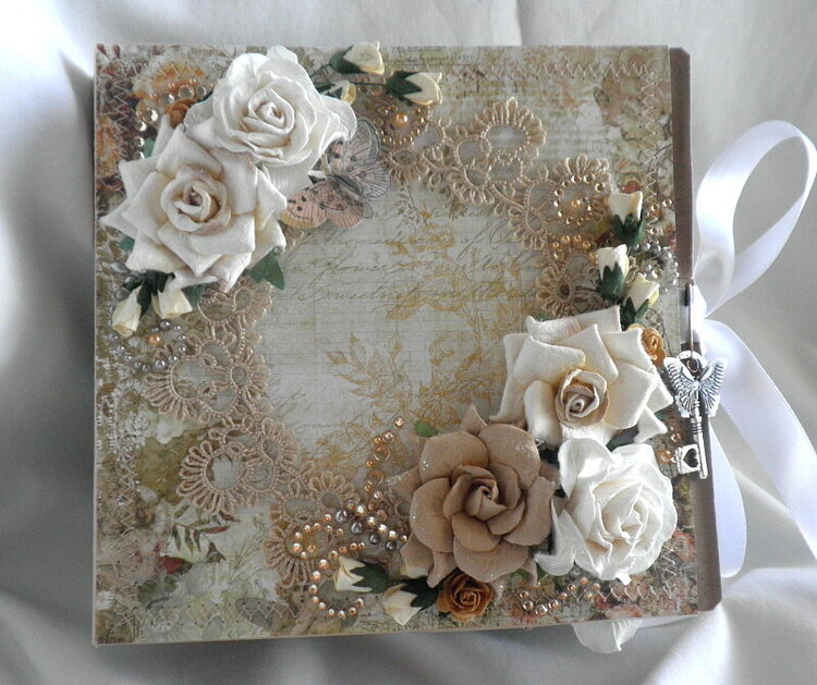 Vintage Shabby Chic Lace Album