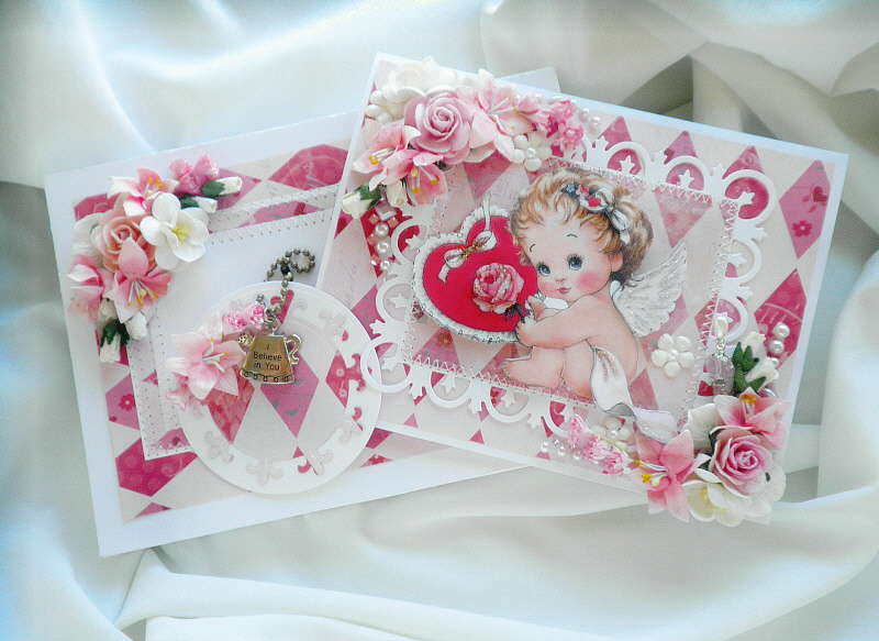 Angel Baby Card, Gift Box Tag Set